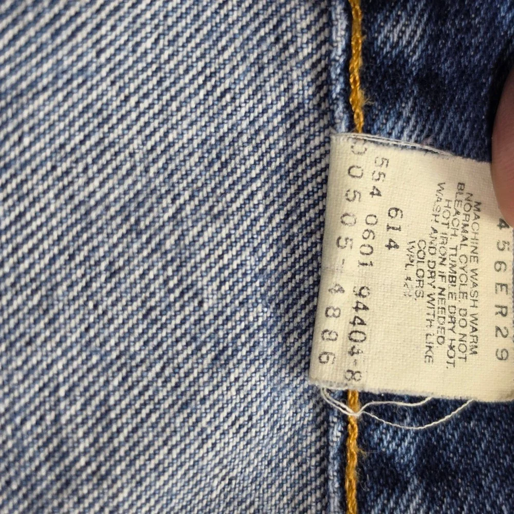 Vintage Levis 505 Jeans Mens 36x32 Blue Vintage 90s Made in USA Regular Fit